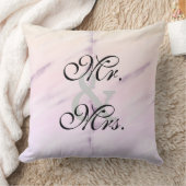 花婿パープルクリームウォーターカラーリバーシブル クッション (ブランケット)