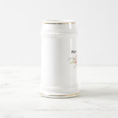 花婿フローラの水色ブライダルパーティ ビールジョッキ (中央)