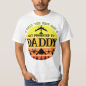 花婿介添人だけが空軍のパパに昇進する Tシャツ (正面)