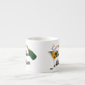 花婿介添人のシャンペンのトースト エスプレッソカップ (正面)