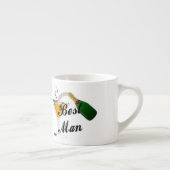 花婿介添人のシャンペンのトースト エスプレッソカップ (右)