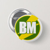 花婿介添人のワイシャツおよび物! 缶バッジ (正面&裏面)