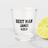 花婿介添人のshotglassのギフト ショットグラス (正面)
