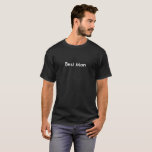 花婿介添人のTシャツ Tシャツ<br><div class="desc">シンプルな花婿介添人のTシャツ、組よく新郎のワイシャツと</div>