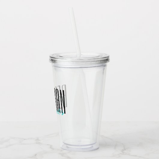 「花婿介添人はっきりした」の結婚パーソナライズされたパーティー アクリルタンブラー (左)