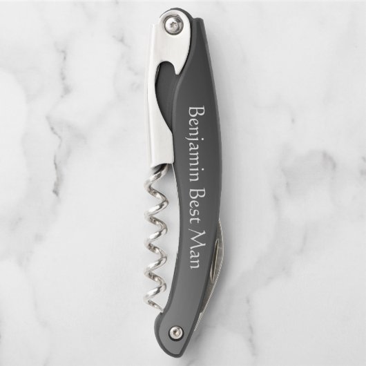 花婿介添人は個人化なります ソムリエナイフ (正面)