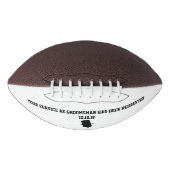 花婿介添人またはグロムスマン招待状サッカー アメリカンフットボール (正面)