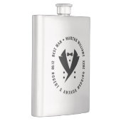 花婿介添人エレガントツキシド結婚ズ フラスク (右)