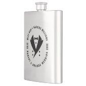 花婿介添人エレガントツキシド結婚ズ フラスク (左)