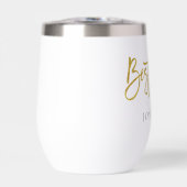 花婿介添人ギフト名金ゴールド&ブラック (正面)