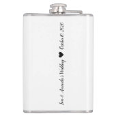 花婿介添人グルームスマン·プロポーズアンクル·サム·アイ·ワン·ユー フラスク (裏面)