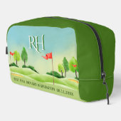 花婿介添人ゴルフテーマコースグリーンズモノグラム名 ドップキット (右コーナー)