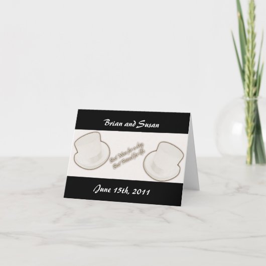 花婿介添人サンキューカードテンプレート サンキューカード (正面)