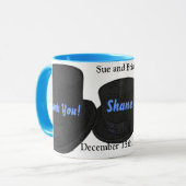 花婿介添人サンキューギフト – リンガーマグテンプレート マグカップ (正面左)