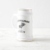 花婿介添人スタインヴィンテージムース ビールジョッキ (正面左)