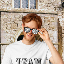 花婿介添人スワッグパーティーシェード レトロサングラス