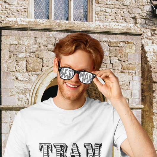 花婿介添人スワッグパーティーシェード レトロサングラス