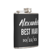 花婿介添人バチュラーパーティ結婚式の引き出物 フラスク (右)