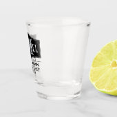 花婿介添人パーソナライズされたショットガラス ショットグラス (右)