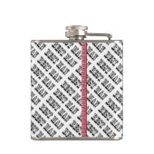 花婿介添人パーソナライズされたフラスコ フラスク (裏面)