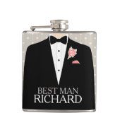 花婿介添人フラスコというお尻 フラスク (正面)