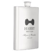 花婿介添人ブラックボウタイ フラスク (右)