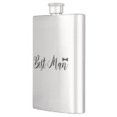 花婿介添人ボウタイ結婚ズ、バチュラーパーティギフト フラスク (左)