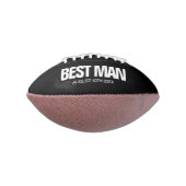 花婿介添人ミニサッカー結婚のgroomsmenへの贈り物 アメリカンフットボール (回転90)