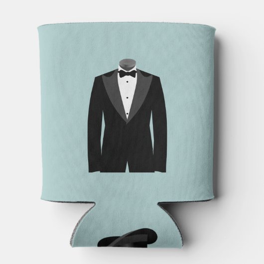 花婿介添人ムスターシェハットとスーツクーラーボックス 缶クーラー (裏面)