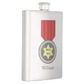 花婿介添人メダルカスタムフラスコ フラスク (右)