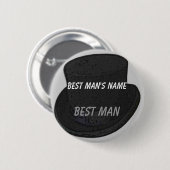 花婿介添人名タグボタン 缶バッジ (正面&裏面)
