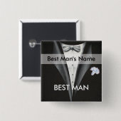 花婿介添人名タグボタン 缶バッジ (正面&裏面)