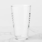 花婿介添人息子の夫パパ引用文追加の名前文字 タンブラーグラス (左)