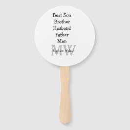 花婿介添人息子の夫パパ引用文追加の名前文字 ハンドファン