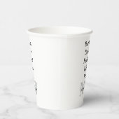 花婿介添人息子の夫パパ引用文追加の名前文字 紙コップ (右)