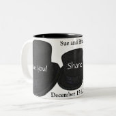 花婿介添人感謝の贈り物 – 2トーンMUGテンプレート ツートーンマグカップ (正面左)