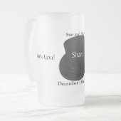 花婿介添人感謝状 – MUGテンプレート フロストグラスビールジョッキ (正面左)