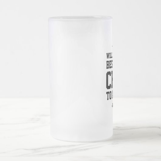 花婿介添人提案チャグが好意を受け入おもしろいれる フロストグラスビールジョッキ (中央)