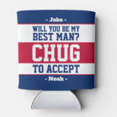 花婿介添人提案Chag受け入れ赤白&青 缶クーラー (裏面)