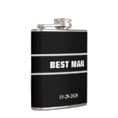 花婿介添人結婚の フラスク (右)