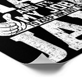 花婿介添人結婚ズGroomsmenおもしろいブライダル学士号 ポスター (角)