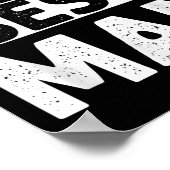 花婿介添人結婚ズGroomsmenおもしろいブライダル学士号 ポスター (角)