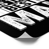 花婿介添人結婚ズGroomsmenおもしろいブライダル学士号 ポスター (角)