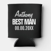 花婿介添人結婚式の引き出物缶クーラー 缶クーラー (正面)