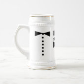 花婿介添人結婚披露宴はスタインに ビールジョッキ (左)