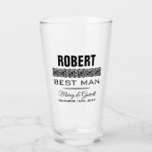 花婿介添人結婚披露宴タンブラーガラス タンブラーグラス (正面)