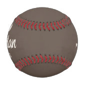 花婿介添人結婚提案書の日付 野球ボール (正面)