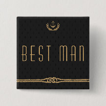 花婿介添人航海のウエディングボタン