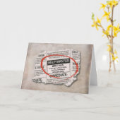 花婿介添人要求の広告 カード (黄色い花)