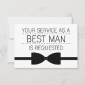 花婿介添人要求 | Groomsmenの複数形 招待状 (正面)